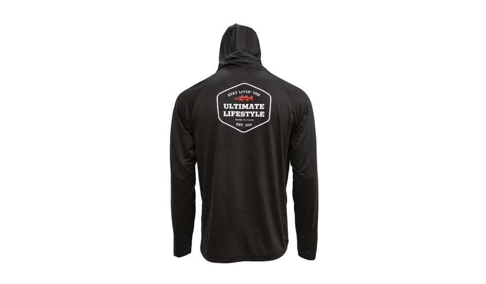 Ultimate Lifestyle™ Performance Hooded Long Sleeve Dark Grey - XS